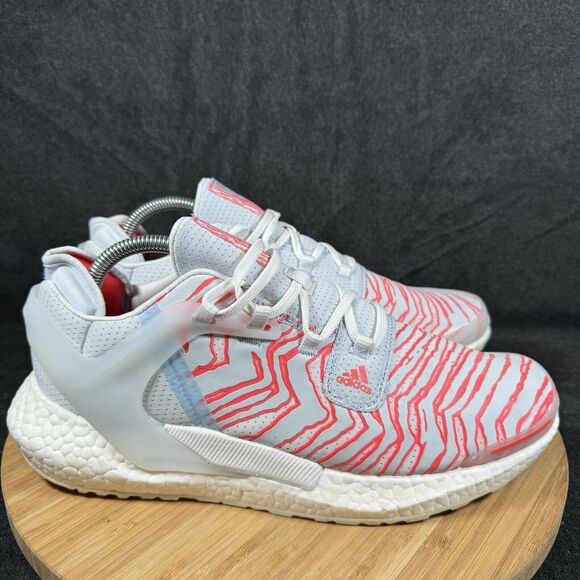 Adidas Alphatorsion Boost Running Shoes White Red FX3992 Mens Sz 9.5 - Picture 1 of 8